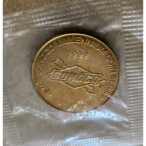 1999 Sunoco Promotional Metal Millennium Series Coin